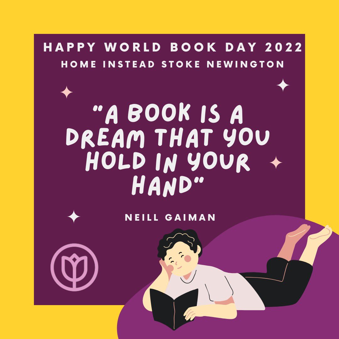 Happy World Book Day! 📚

A day when we celebrate the power of books and the joy of reading. 

People of all ages can recognise and celebrate the day! 💜

#homeinstead #stokenewington #hackney #islington #wanstead #london #homecare #caregivers #carehome #leyton #snaresbrook