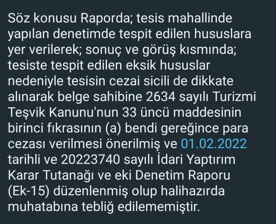 Turizm Bakanlığı'nca tespit edilen eksikleri, uyarıları, para cezalarını bu işletmelere tebliğ ettinizmi⁉️ Bakanlığın denetim raporu size tepliğ edilememişken işletmelerin tahliyesini istemek hukuka aykırıdır. Konu yargıya intikal etmiştir. Kamuoyuna doğru bilgi. <a href="/eskisehirbb/">Eskişehir Büyükşehir Belediyesi</a>