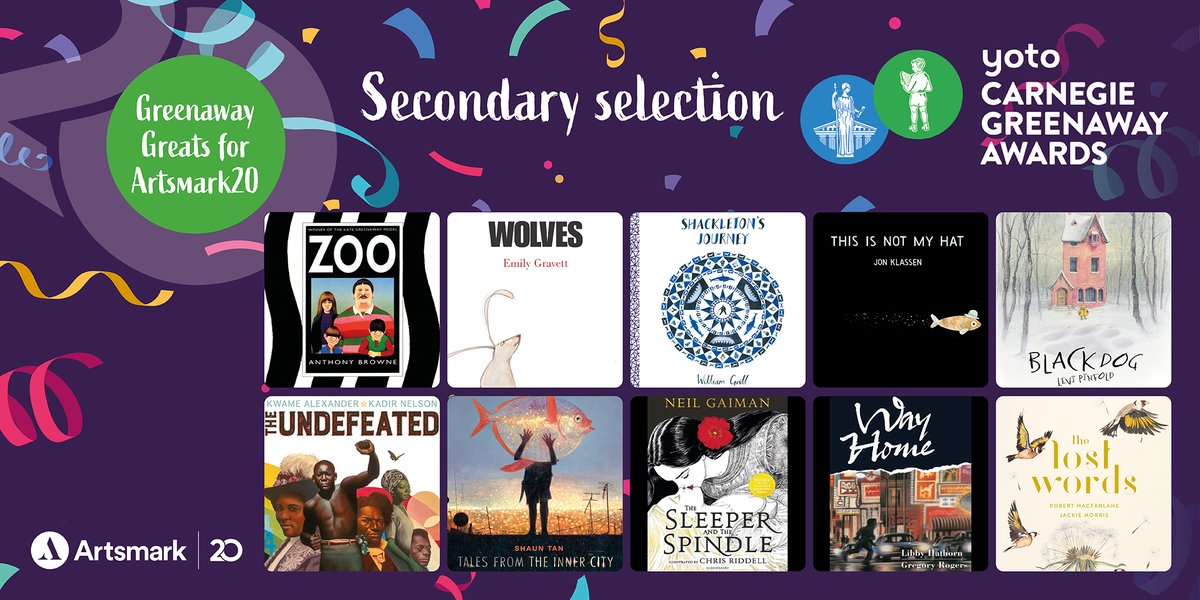 ace__london's tweet image. Happy #WorldBookDay! We’re thrilled to share the #GreenawayGreats book lists have been revealed 🎉

@Artsmarkaward’s partnered with @CILIPCKG to create a special #Artsmark20 selection of past Kate Greenaway winners to inspire creativity in young readers ⬇️
buff.ly/35NzVA0