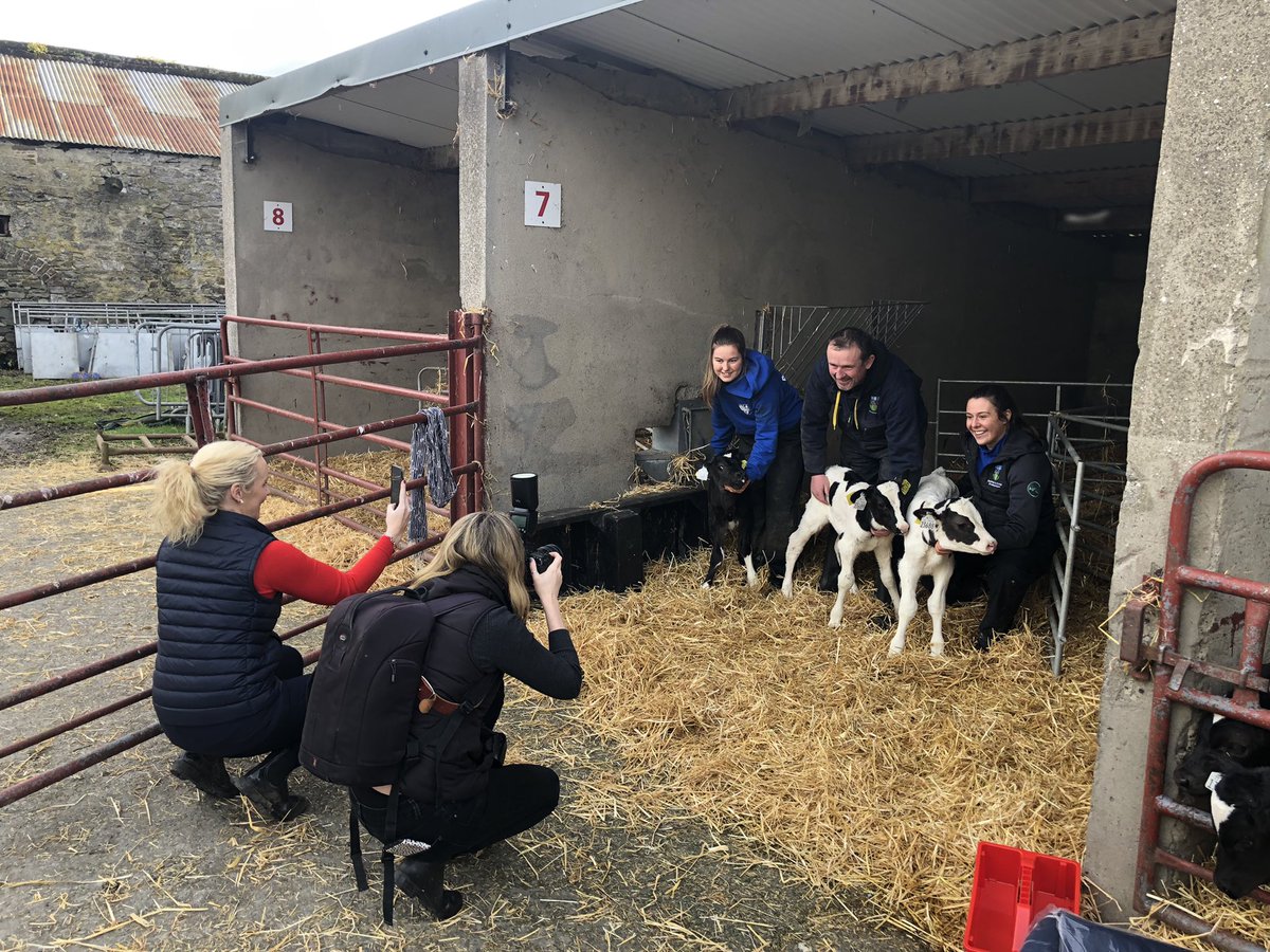The triplets making their mark - Niall, Ciara, Niamh (Ciara &amp; Niamh both <a href="/ucdagfood/">UCD School Ag & Food</a> PWE students 👍) getting in on the action too 😂📸📸📸