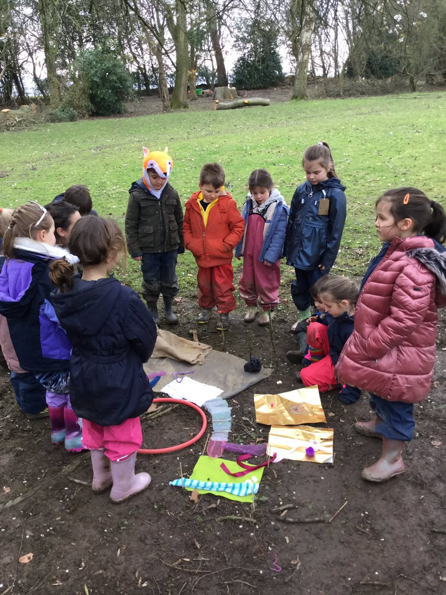 CarrdusYear1's tweet photo. Exploring the land at the top of the Far Away Tree in outdoor learning today #carrdusschool https://t.co/GaYaWz8U3C