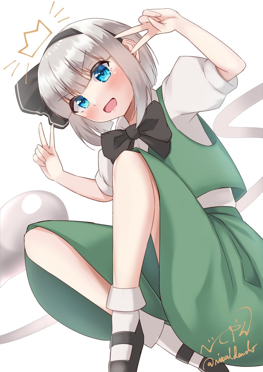 魂魄妖夢 ,半霊 「#3月4日は妖夢の日#3月4日はみょんの日みょーん再掲 」|べーやん@C103二日目西う47bのイラスト