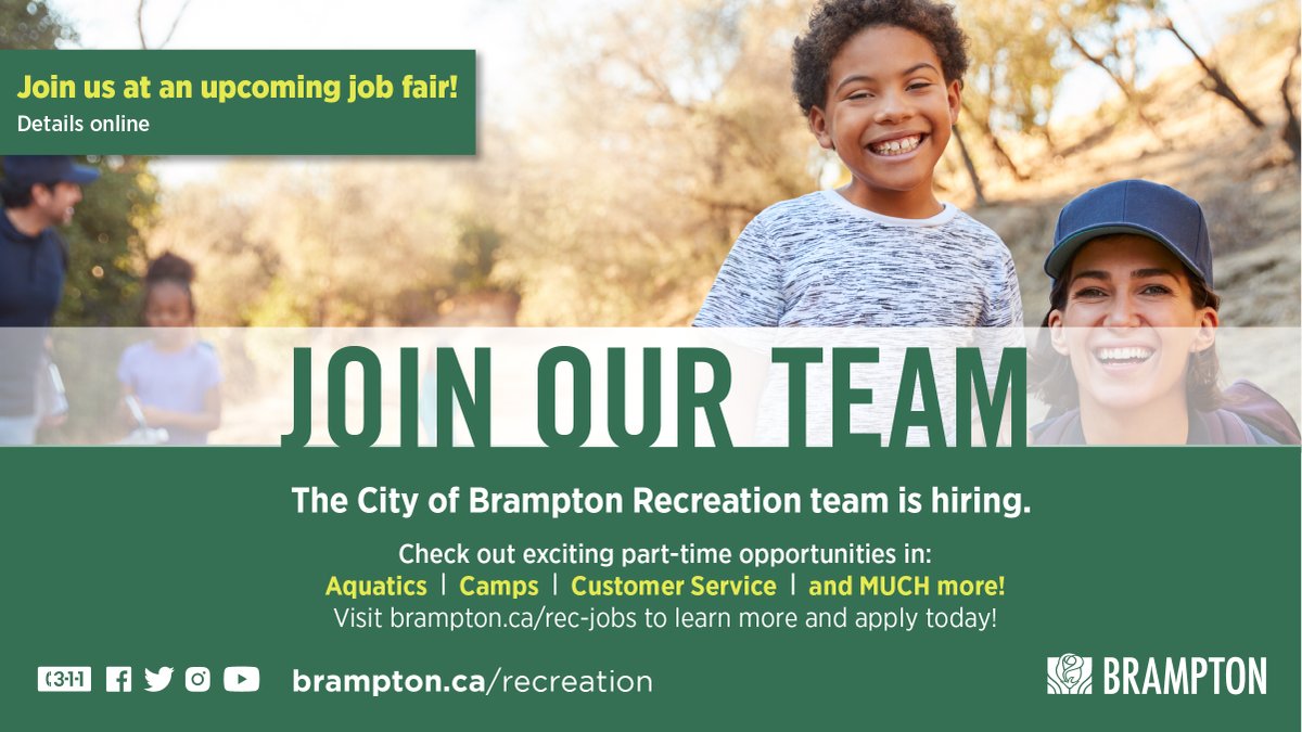City of Brampton on Twitter "We have a range of job opportunities available with Brampton