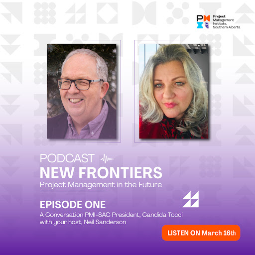 pmi_sac's tweet photo. What do we need to stop doing as #ProjectManagers?

Our guest, Candida Tocci, believes so and you should hear why.

Join Neil Sanderson, as he hosts our new podcast, New Frontiers: Project Management in the Future.

AVAILABLE: Wednesday, March 16th, 2022 https://t.co/7NMMsEWpzb