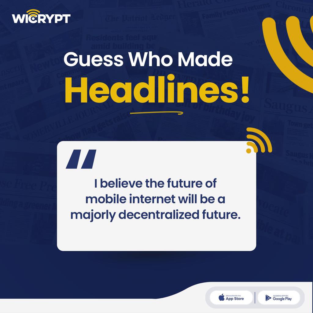 wicrypt's tweet image. We&apos;re in the news again, making waves as Africa&apos;s first decentralized internet sharing and monetization network
⁣
⁣rarebirdshq.com/2022/02/18/pro…

⁣#CryptoMonetization #CryptoNews #CryptoLegends #CryptoStartup
⁣