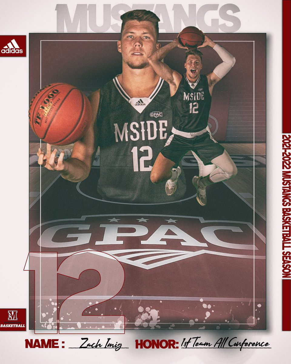 Congrats to <a href="/zimig7/">Zach Imig</a> who was named 1st Team All Conference! Zach is a 5-Time All Conference Selection and a 4-Time 1st Team Selection!  

#RollStangs #ALLIN 🐴🏀