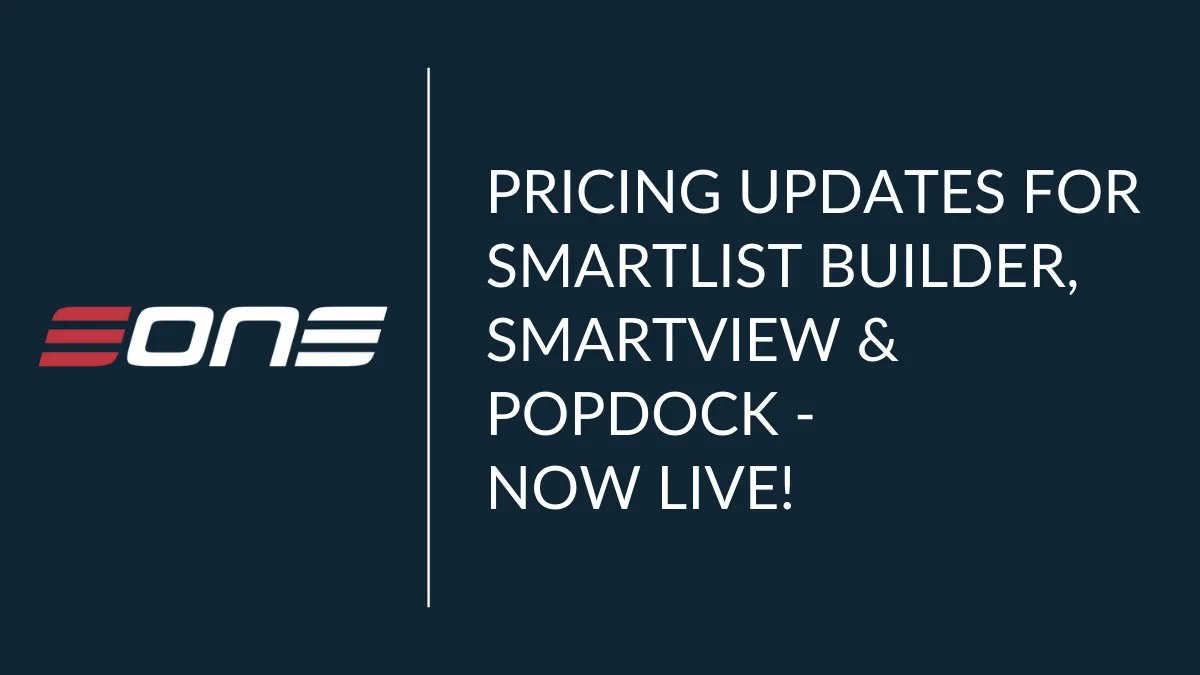 getpopdock's tweet photo. Have you made the transition to Popdock yet? Moving from SmartList Builder and SmartView to Popdock can save you 40% on your renewals for 3 years! 

https://t.co/ybn2hFiUXz https://t.co/qAbhPzQDi2