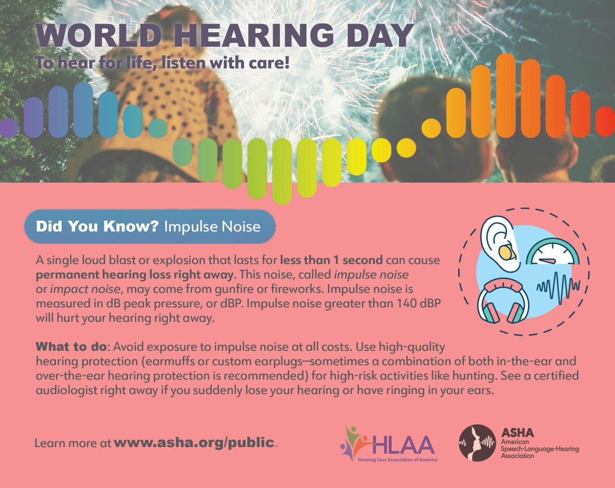 An important piece of advice for World Hearing Day! #safelistening #worldhearingday #hearingcare