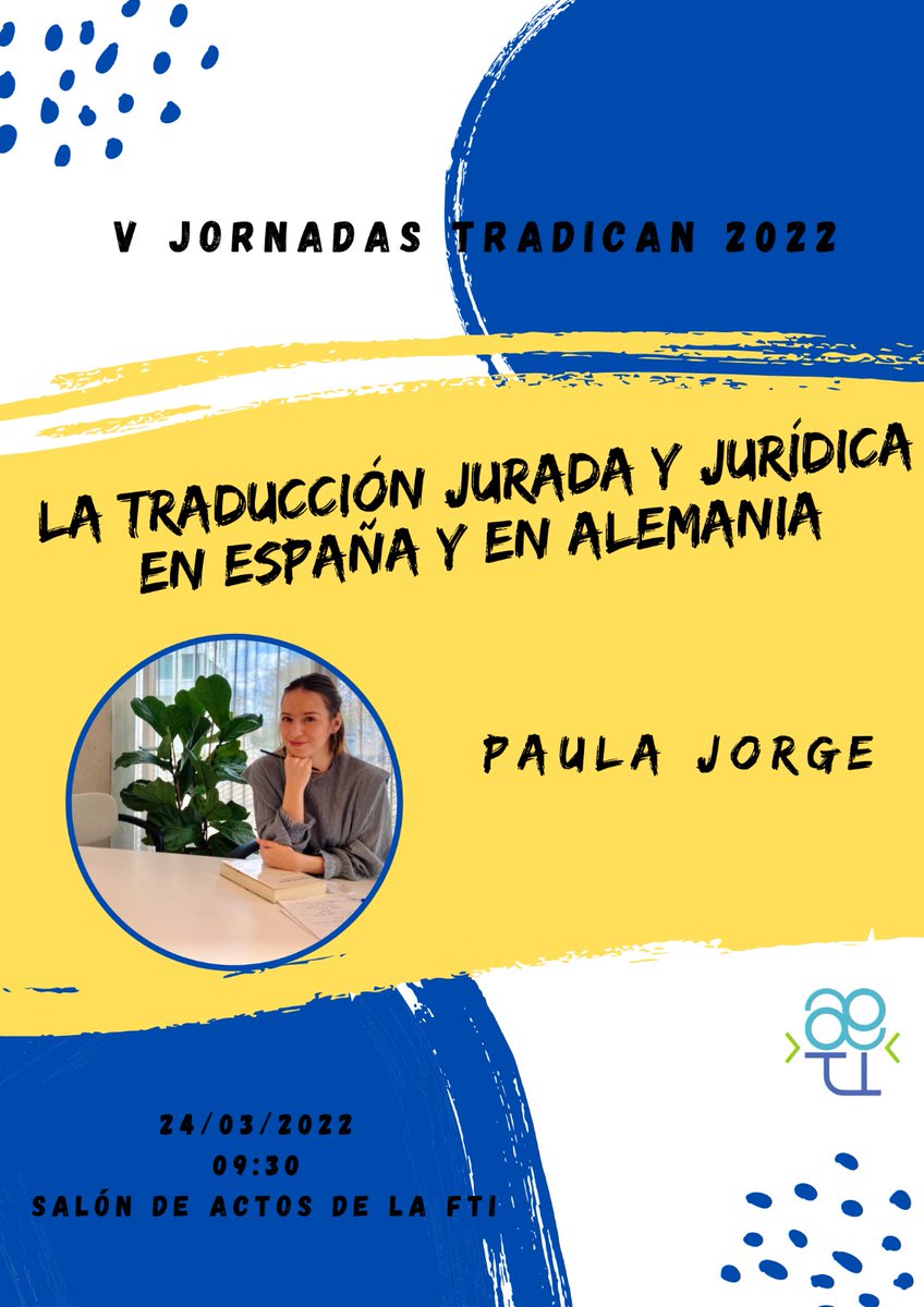 TRADICAN (@tradicanfti) on Twitter photo Después del pistoletazo de salida de las jornadas, <a href="/paulajorgetrad/">Paula Jorge Gutiérrez</a> nos contará cómo cambia la traducción jurada y jurídica de nuestro país a la Bundesland. 🇩🇪⚖️
Sind Sie fertig? Después del pistoletazo de salida de las jornadas, <a href="/paulajorgetrad/">Paula Jorge Gutiérrez</a> nos contará cómo cambia la traducción jurada y jurídica de nuestro país a la Bundesland. 🇩🇪⚖️
Sind Sie fertig?
