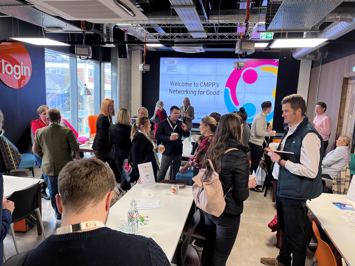 Delighted to be able to host the amazing <a href="/CMPProject1/">CMPP</a> today, as they held their 'Networking for Good' members' meeting. Inspiring as always 🧡 #CSR #charity
