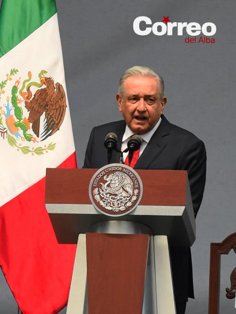 correodelalba's tweet photo. ¡Señala la injerencia! Presidente Manuel López Obrador en rueda de prensa declaró "Política de Estados Unidos es, con todo respeto, anacrónica y ofensiva para cualquier país, para cualquier gobierno"#CorreoDelAlba #NoticiasRusiaUcrania  #PildorasInternacionales #DialogoEsPaz https://t.co/4XHnv2yOzO