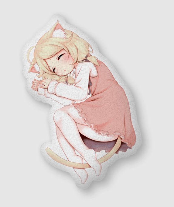 ねこずえクッション…欲しい…。(作ると80㎝ぐらい…デカい…もふもふ…なでなで…でも高い…) 