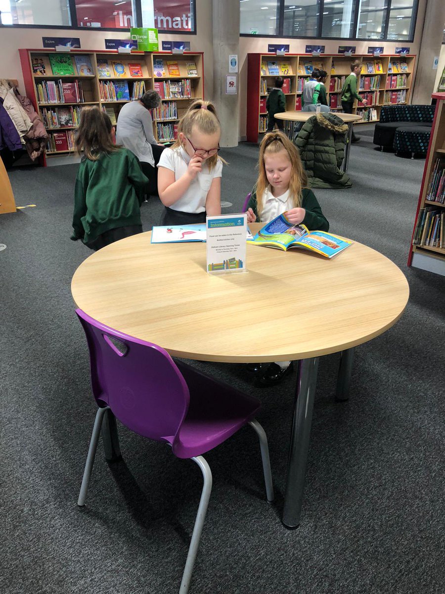 WoodlandsPriAc's tweet photo. Beavers are enjoying a wonderful #WorldBookDay visit to #OldhamLibrary this morning. They are enjoying immersing themselves in a range of books. The children are looking forward to asking grownups at home to register them to borrow books from the library after their visit https://t.co/26uDTqkXzZ