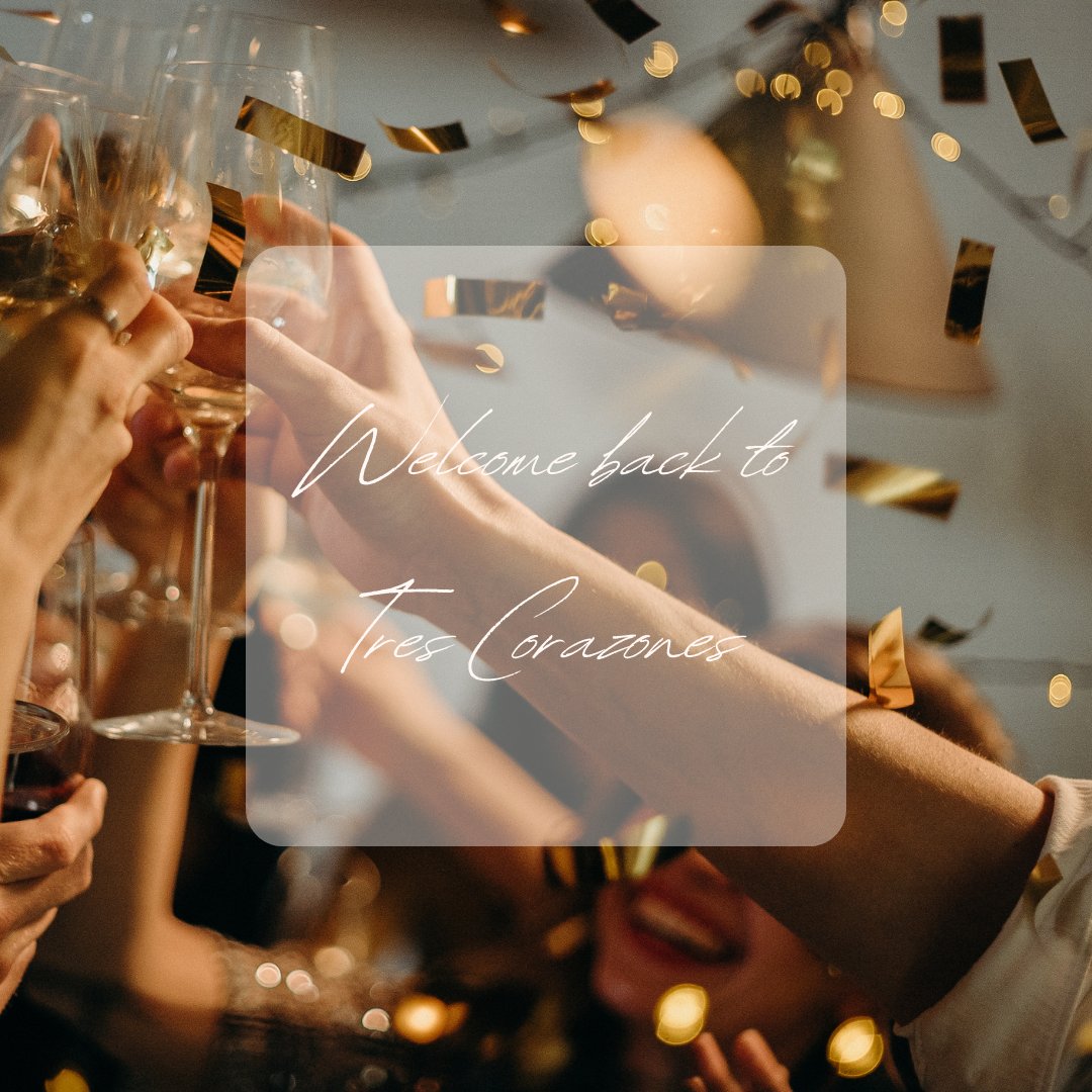 Tres_Corazones's tweet photo. We are officially open! Thank you to all for bearing with us as we prepare the restaurant for you. We look forward to seeing you from 11:30 am today!
#officiallyopen #openforbusiness #wineanddine #celebration #spanishfood #tapasandgrill #trescorazones #wendover #restaurant https://t.co/UyX6Ylowvd