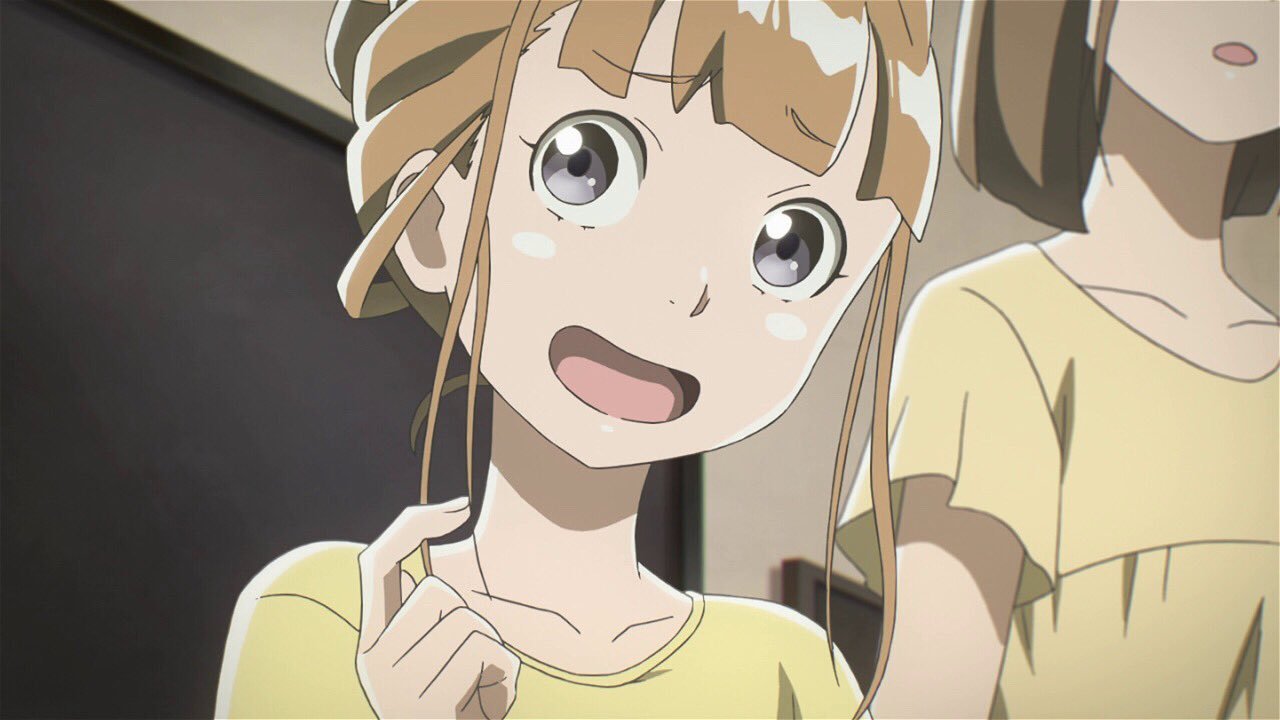 daily orange anime characters on X: the orange anime character of the day  is hinata miyake from sora yori mo tooi basho!  / X