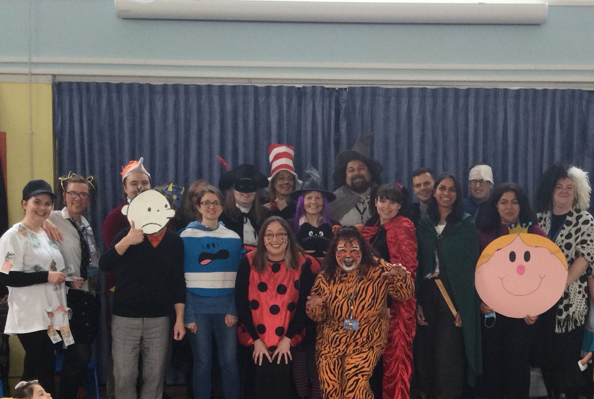HartsbournePri1's tweet photo. World Book Day is off to a fabulous start this morning! The costumes are incredible, and the children really enjoyed showing them off in the parade 😊 https://t.co/OyfwGjgamo