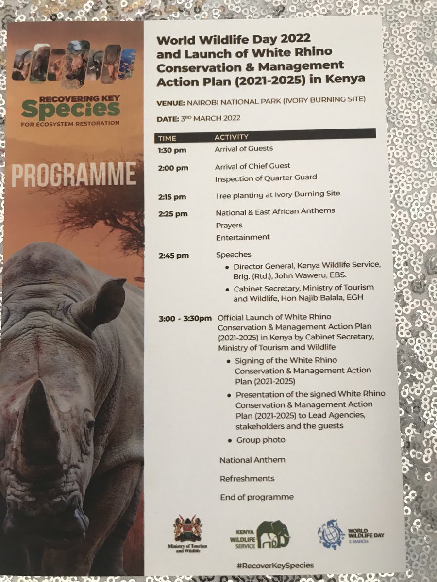 #WordWildlifeday., #RestoringKeyspecies ⁦<a href="/BornFreeFDN/">Born Free Foundation</a>⁩ ⁦<a href="/ste_kenya/">Save the Elephants</a>⁩ ⁦<a href="/NyamuJim/">Jim Justus Nyamu,Cde',OGW 🐘🐘</a>⁩ <a href="/kws/">kws</a> ⁦<a href="/Min_TourismKE/">Ministry of Tourism and Wildlife</a>⁩