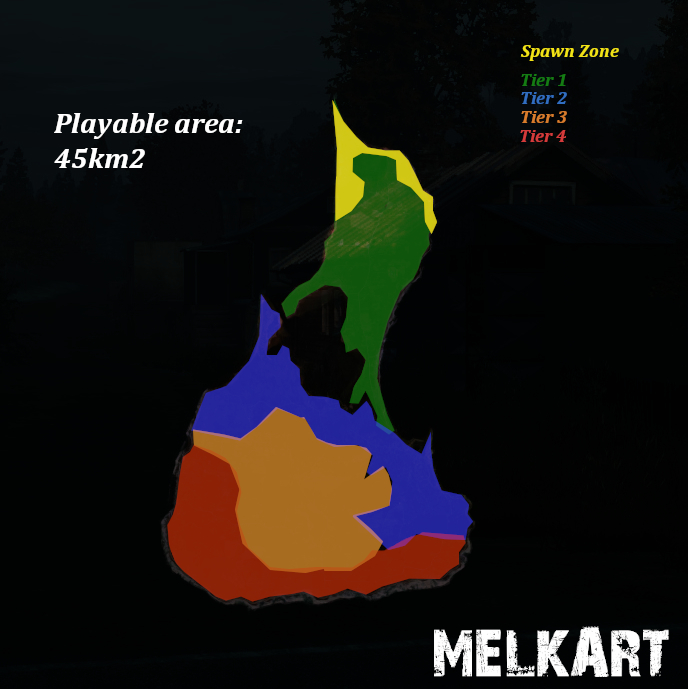 Melkart map dayz