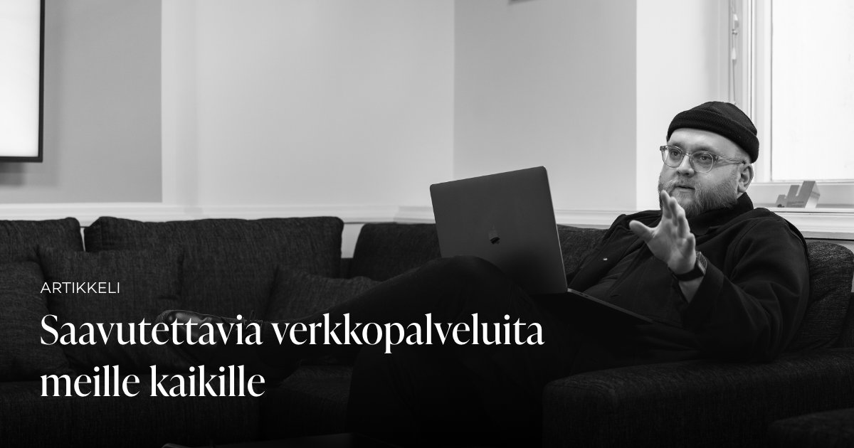 IntoDigitalFi's tweet image. Yhdenvertaisia palvelukokemuksia ikään tai rajoitteisiin katsomatta. Uudet esteettömyysdirektiivin asettamat saavutettavuusvaatimukset ovat pian täällä – tiedätkö, miten ne vaikuttavat sinunkin verkkopalveluihin?

Lue artikkelimme➡️into-digital.fi/ala-anna-uuden…