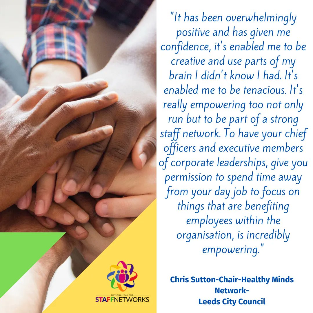 Day4Networks's tweet photo. Running an effective network is not without its challenges but it's so worth it when you see the difference you make. Networks Day is an opportunity to say 'Thank You' to Chairs like Chris Sutton who volunteer their time throughout the year to help #MakeWorkBetter. #NetworksDay https://t.co/V8ioPldxgw
