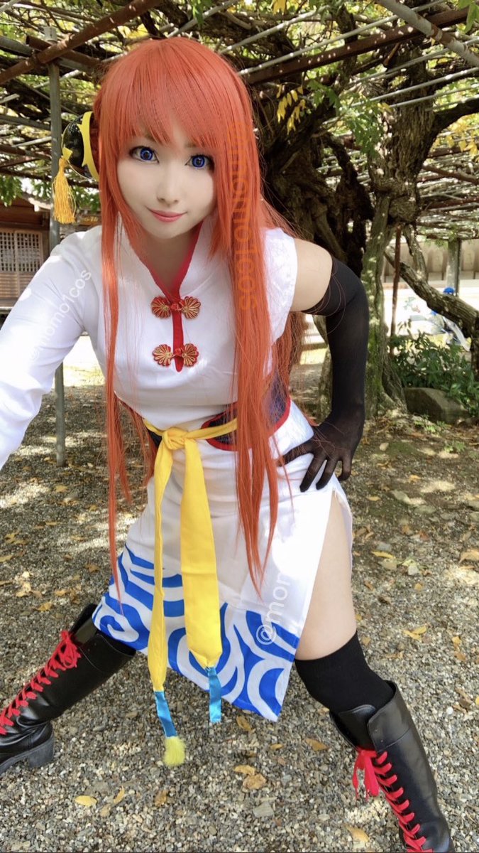 劇場版銀魂　5年後神楽コスプレフルセット 銀魂 コスプレ 5年後 神楽 公式衣装 ウィッグ ブーツ フルセット