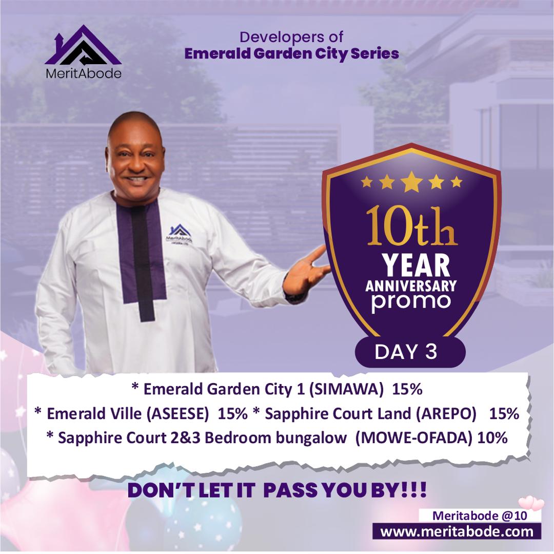 Property_hubz's tweet photo. It's day 3 of anniversary promo!!!

Purchase a plot of land or more and enjoy 15 - 20% discount in any of our Estate. DM for more details 

#Tolu #WeMetOnTwitter
Bovas Rihanna Japan NANS Dubai #hushpuppi https://t.co/6TqiR1QJ64