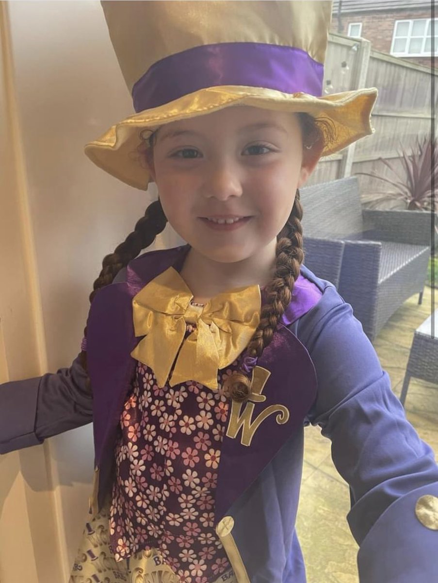 My little Willy Wonka 🤩
#WorldBookDay