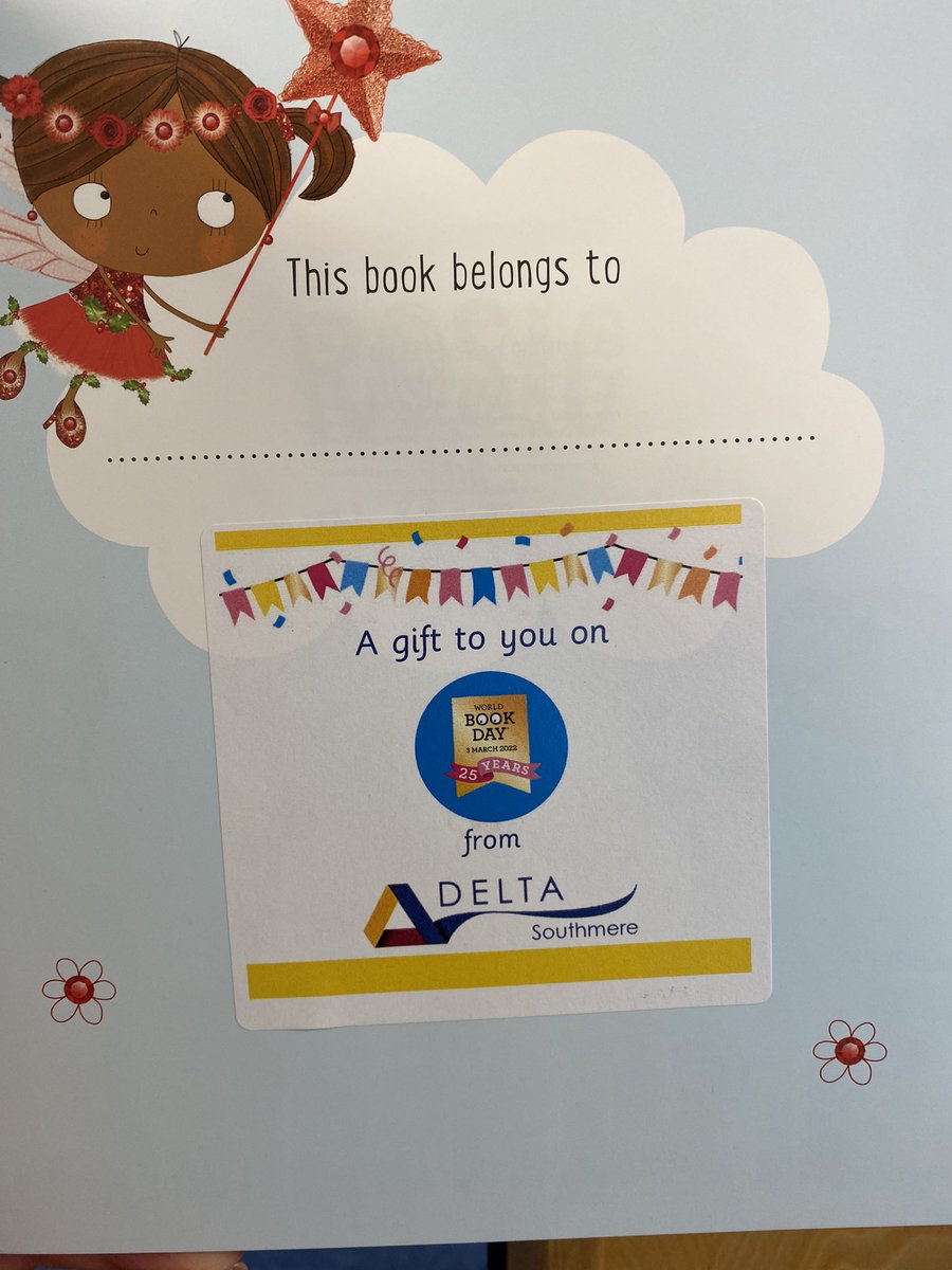 MrsTMSouthmere's tweet photo. A wonderful gift of a book for every child here @DeltaSouthmere for @WorldBookDayUK  with the help of @amazonsmile #readingforpleasure #lovereading https://t.co/vEzfvbkQYZ