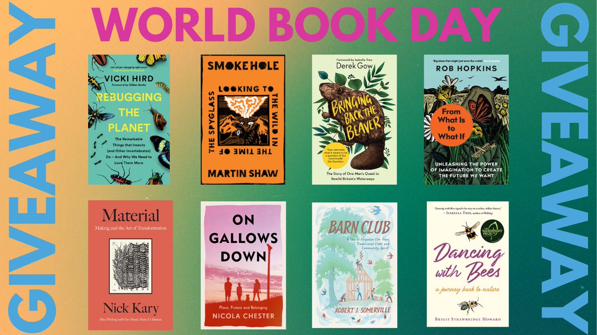 📚#GIVEAWAY ALERT📚

This #WorldBookDay we are giving away 8 BOOKS to ONE lucky winner! Perfect for nature enthusiasts!

🌟To enter, like &amp; RT this tweet and follow us🌟

Ends 10th MARCH 2022 at midnight GMT! 🇬🇧 residents only! Check out the 🧵 for more info on these books!