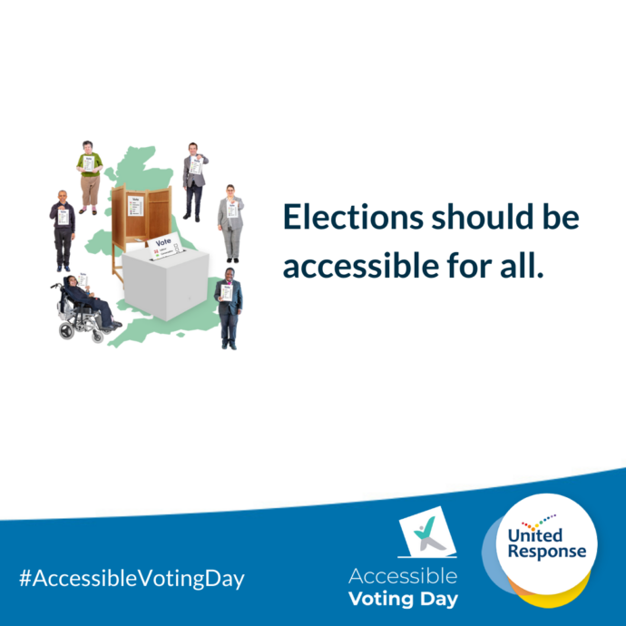 People with a learning disability have the same right to vote as everyone else.

Which is why we’re supporting @unitedresponse’s #AccessibleVotingDay on March 3.

Find out more at: ow.ly/MLRi50I8XlL or accessiblevotingday.org.uk

#Certitude #ForTheLifeYouWant #VotingDay