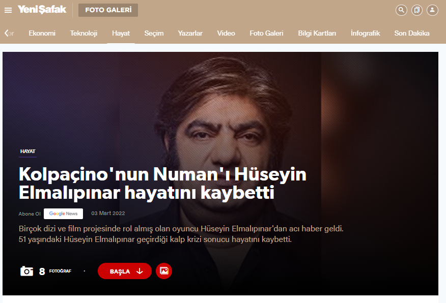 malumatfurusorg's tweet photo. Kalp krizi nedeniyle vefat eden Hüseyin Elmalıpınar, Kolpaçino adlı filmde "Numan" değil "Hüseyin" adlı kabadayıyı canlandırıyordu.

Elmalıpınar, "Acı Hayat" adlı dizide "Numan" adlı karakteri canlandırmıştı.

https://t.co/KYE7WOWp9K https://t.co/aPU6WxPLqW