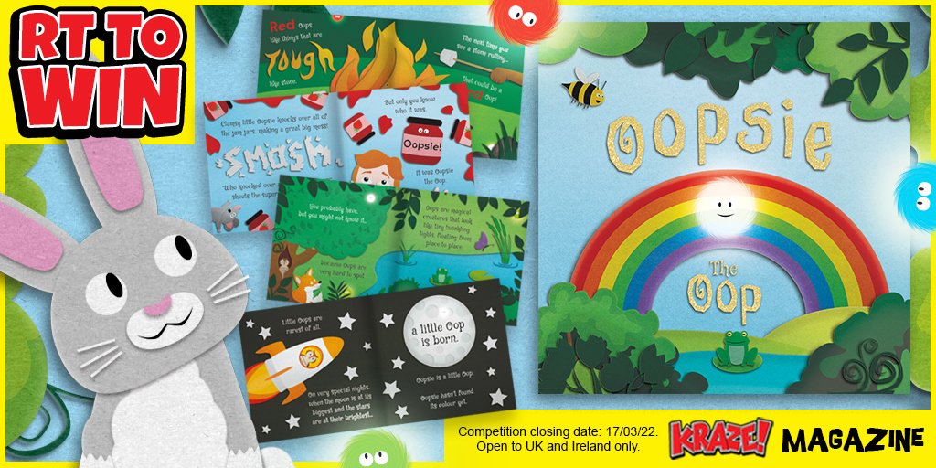 RT for a chance to #win a copy of Oopsie the Oop! A fun adventure for kids aged 3-5. Available to buy now from the Cuppatwo store: cuppatwo.com/product-page/o… @cuppatwocreate #competition #comp #giveaway #freebie #WorldBookDay #WorldBookWeek #WorldBookDay22 #WorldBookDayGiveaway