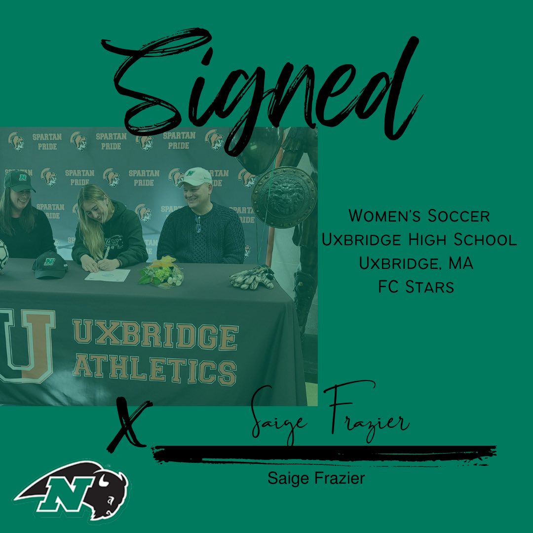 Next up, we welcome Saige Frazier to the Bison family!! #bisonpride #nicholscollege