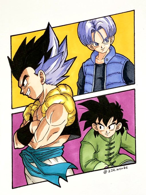 ドラゴンボール ポスター 悟空悟飯悟天ベジータトランクスカラーイラスト 鳥山明 ドラゴンボール ポスター 悟空·ベジータ·トランクスカラー