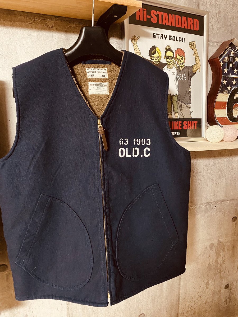 cut_box_'s tweet photo. ついに本日届きました！

OLDCATS / Deck vest！！
ちょーカッケーー！！ https://t.co/yh5zJTtBfV