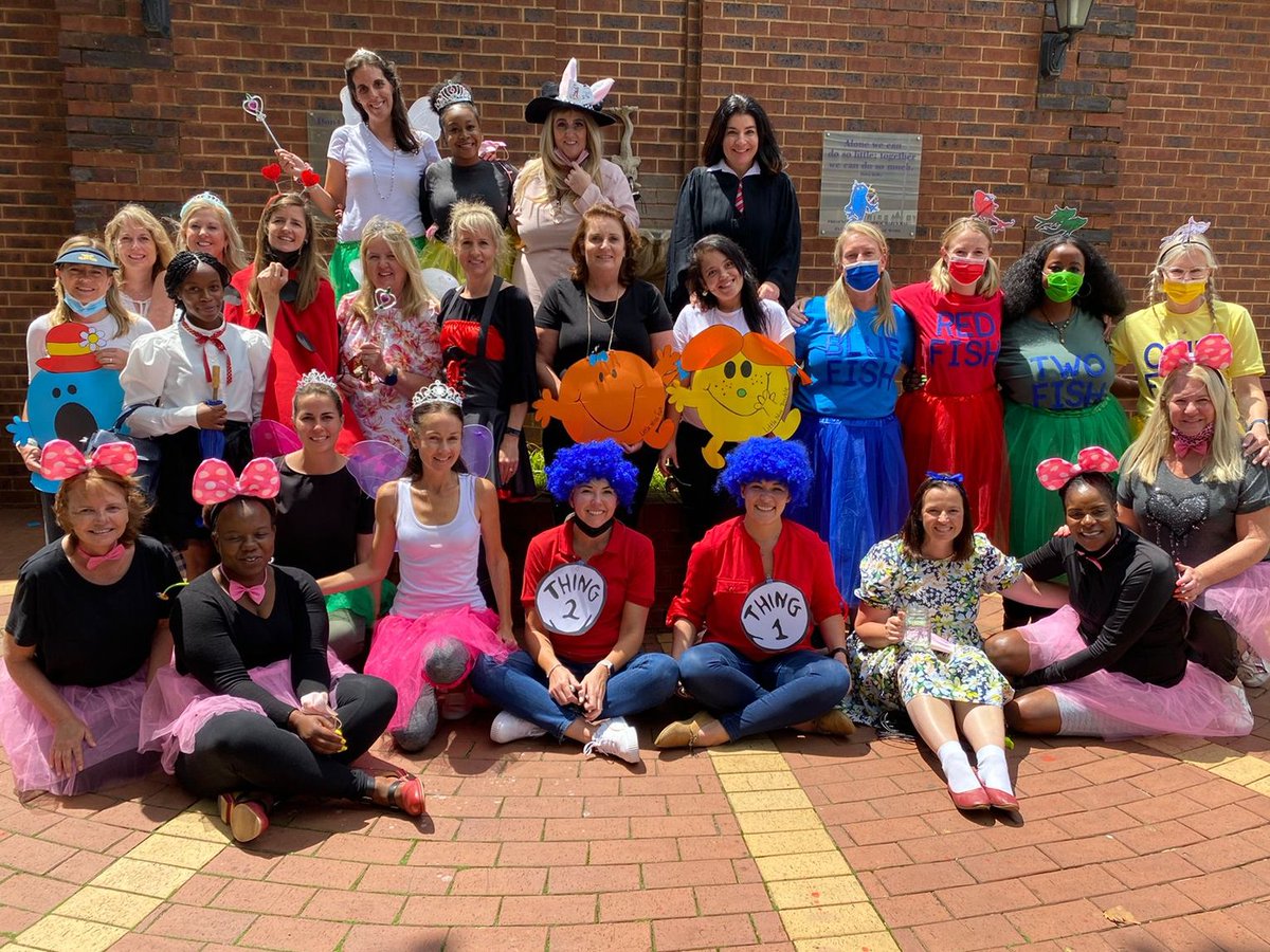 InandaSpirit's tweet photo. #Characterbookday our Junior Prep staff all dressed up for a fun day at school! https://t.co/PyOR9SfUFf