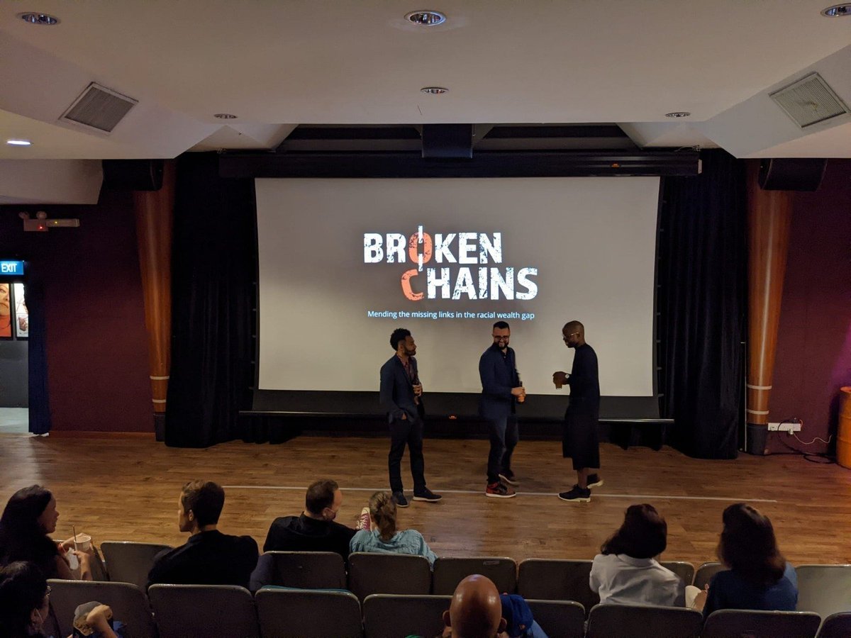 Kelly_Siman's tweet image. Sneak peek of @ourbrokenchain #Documentary in 🇸🇬 before it hits intl big screens thx to @DALionCity. Excellent conversation-@michaellints @jambronner @karimraffa-incredible &amp;amp; poignant 1st film. @paulriser @malonespeaking @BilalB25-Det/Cle needs to screen ourbrokenchains.com