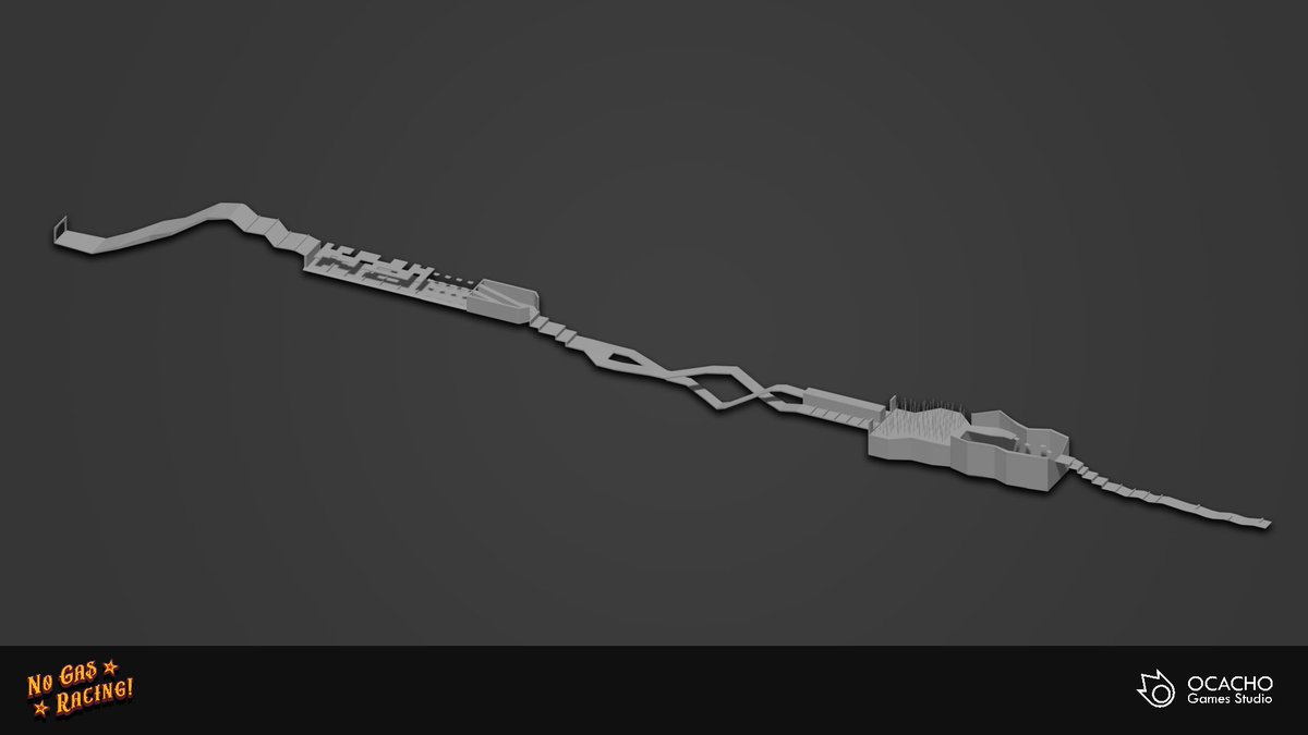 OcachoGames's tweet photo. 👏 Yeah... Maybe our vacations got too long 🍹🏝️

But we're back to work and ready to blow your mind 🤯

As we continue to develop amazing game features, here's some photos of a prototype race circuit that you'll soon be able to try out! 👀

#UAGames #GameDev #IndieDev #IndieGame https://t.co/mU3gLaQvUo