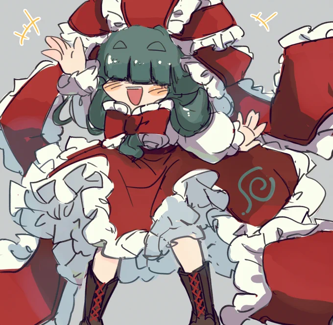 がっつりメカクレ&ハイテンションな雛ちゃんとか 