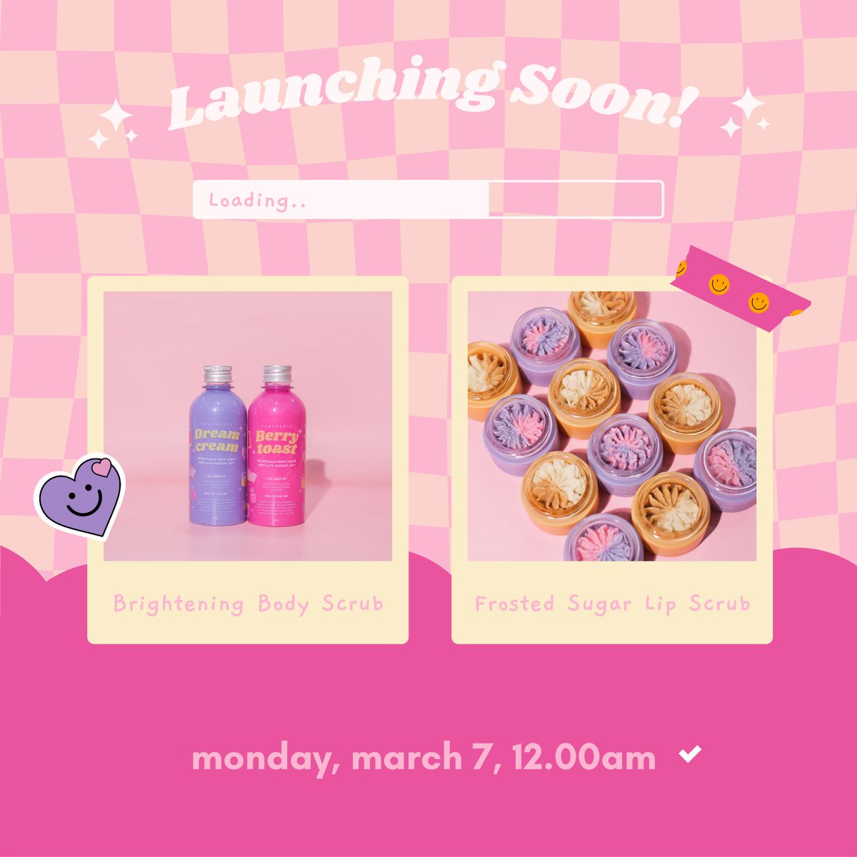 Between brightening body scrub &amp; Frosted Sugar lip scrub baru, yang mana korang lagi excited nak try? 😋