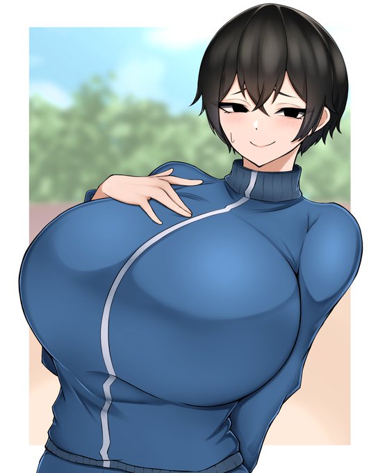 ぴっちりジャージの後輩ちゃんです 