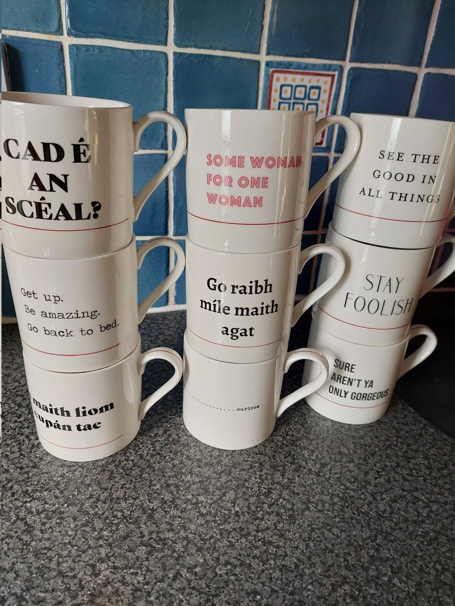 NHRConsulting's tweet photo. Hello, my name is Nicola &amp; I'm a @hjamesdesign fan girl @dunnesstores ...favorites? Hmm in this house we are equal opportunity beverage pushers...❤ https://t.co/wDKH0WWD5L