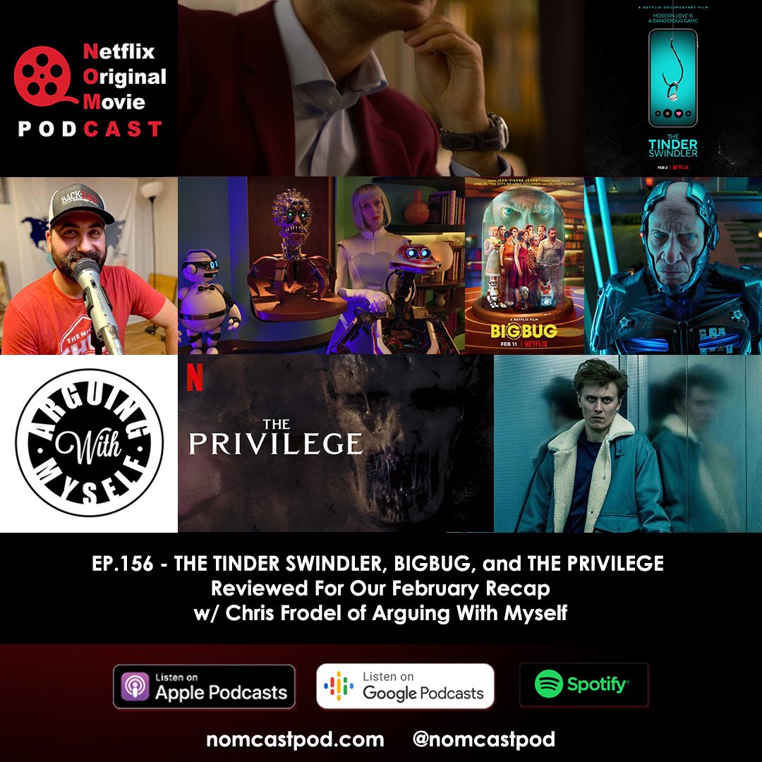 nomcastpod's tweet photo. NEW EPISODE!
February Movie Recap (of sorts) w/ 3 New Reviews + a short preview of the upcoming March films!
Guest: @ArguingWMyself
๐ง https://t.co/172hIDYlDW
๐ป https://t.co/POER0eciYy https://t.co/5GIUQO84j0