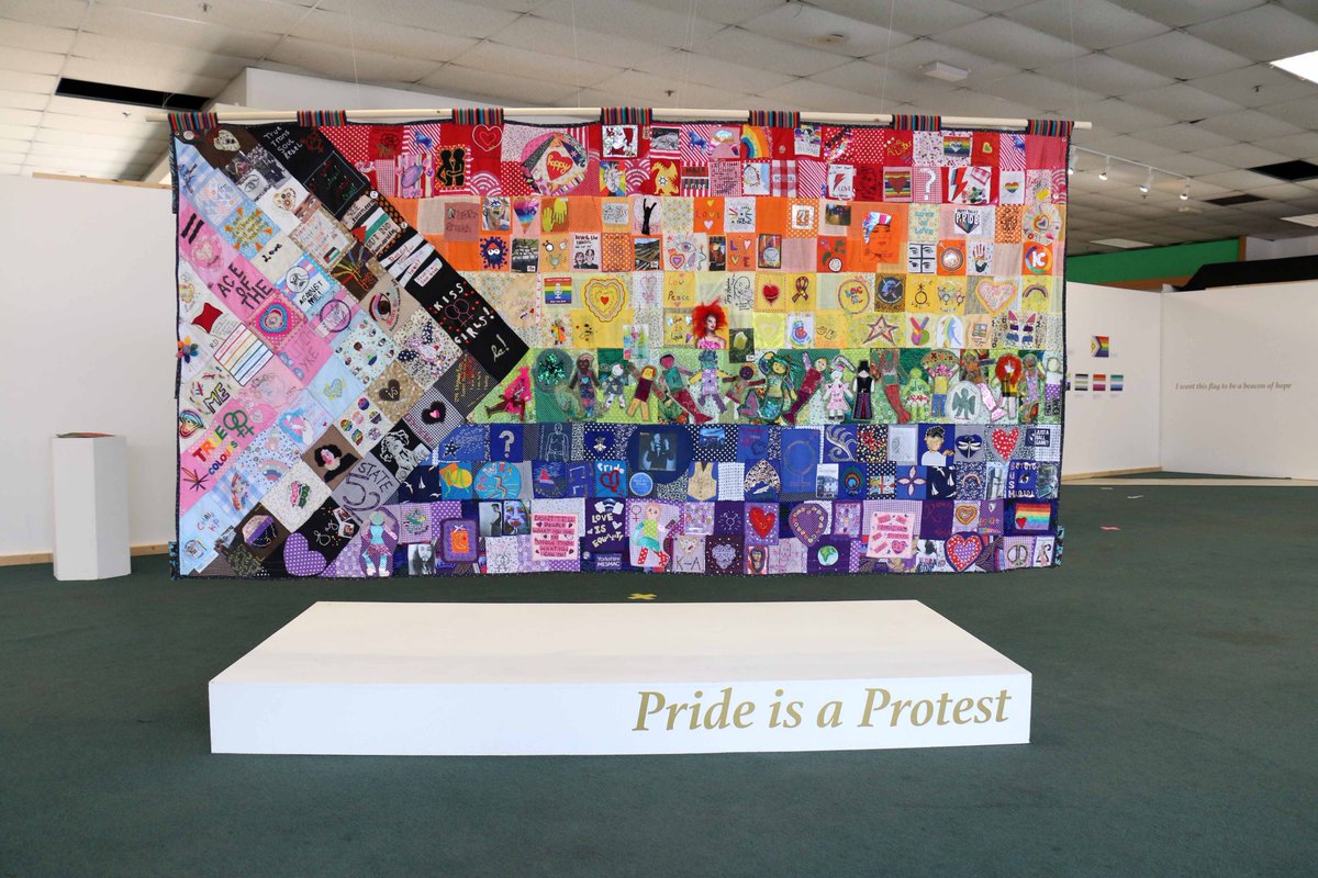 Which is your favourite patch? And who would you celebrate? Head over to Cliffe Castle today or Sunday for your last chance to see #SewKeighleyPride before it moves to Skipton Library🌈