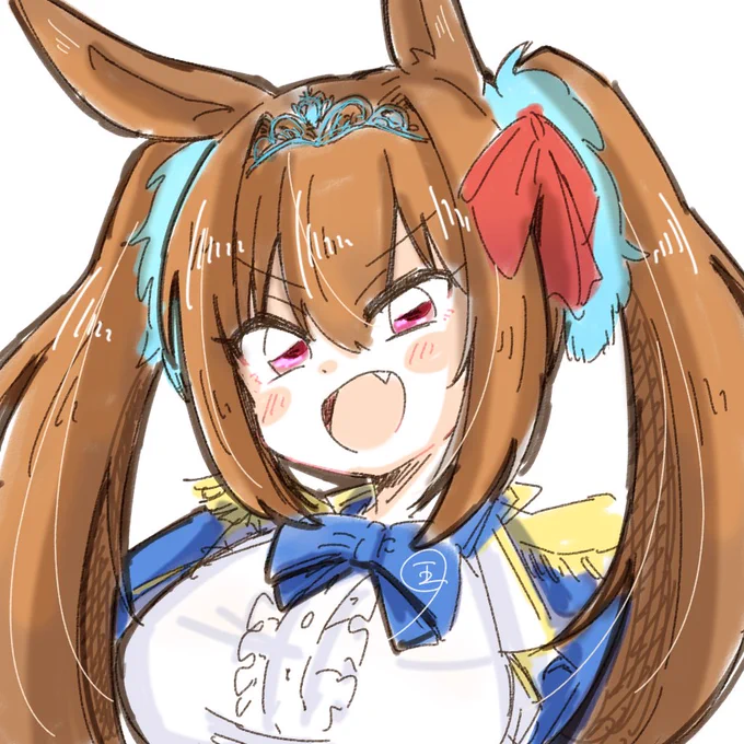 ペンの練習ダイワスカーレット 
