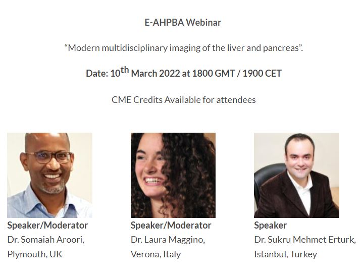 EAHPBA's tweet photo. Just one week left to register for the  FREE @EAHPBA WEBINAR

'Modern multidisciplinary imaging of the liver and pancreas'

Register Here👉https://t.co/CqaDy1lewt……

#HPB #EAHPBAWebinars
@somaiaharoori @IHPBA @Bayer https://t.co/Nm9ebNmgPB