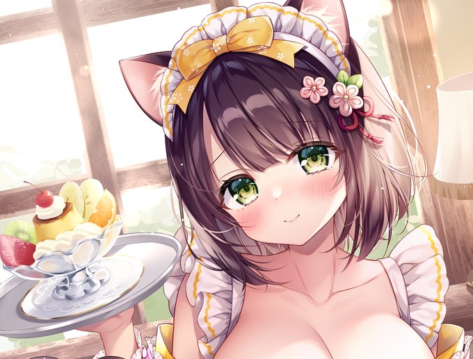 【告知】『けもみみ じぇねれ～しょん!』で描かせて頂いたイラストがグッズになりました～^ ̳.  ̫ . ̳^
えっち差分もありますので、是非チェックしていただけると嬉しいです!よろしくお願いします🌸
特設ページ🐈https://t.co/KPGY5SMxGx 