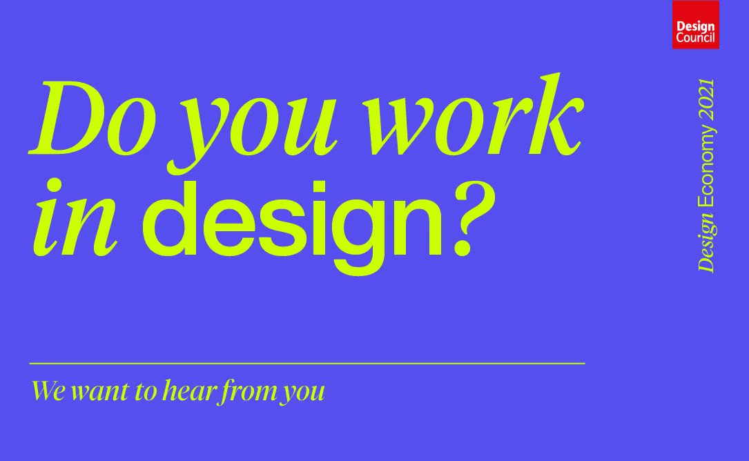 sustfash's tweet photo. Do you work in design? @DesignCouncil wants to hear from you. They are delving into the first detailed research into the demographic breakdown of the design economy, and its intersectionality. https://t.co/LwRSKhZpHy #designeconomy #valueofdesign https://t.co/kigS7BGtDh