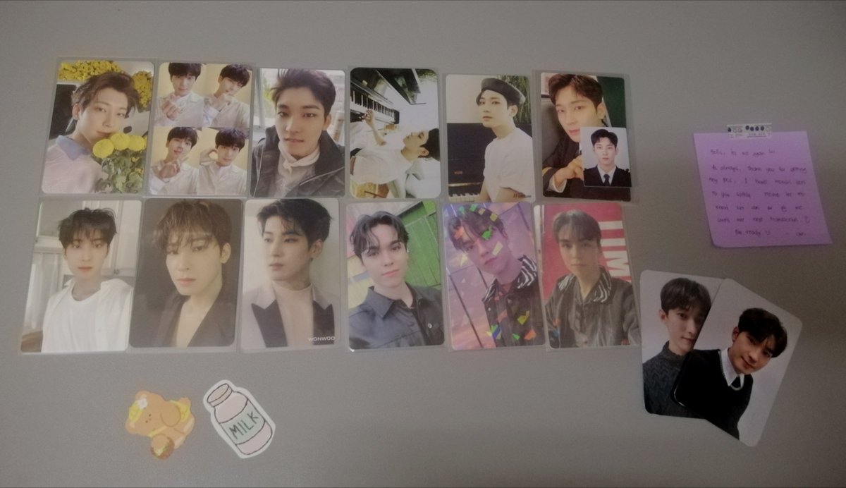 wonsiecxrtz's tweet photo. ✨WonSol Photocards✨

🏷️ - #seokmails 
✉️ - @junsiiie

- another budol from kuya jun! Thank you so much po, wala talaga akong balak kunin tong set nato pero na demonyo kamay ko kaya kinuha kona HAHAHA pero ayon po thank you talaga and kinabahan ako sa "be ready" sa note 😬. https://t.co/RdkWpBNQ3f
