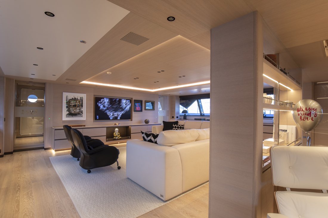PSciacca23's tweet photo. The 56-Meter @perininavi "Caoz 14," originally built in 2007, was recently refit with an interior penned by #nautadesign #yachts #sailing #yachting https://t.co/vEXODbWRjH